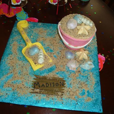 Bucket And Shovel Cake Pink