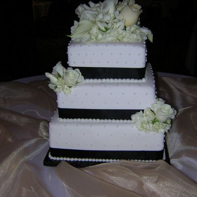 Classic Square Wedding Cake