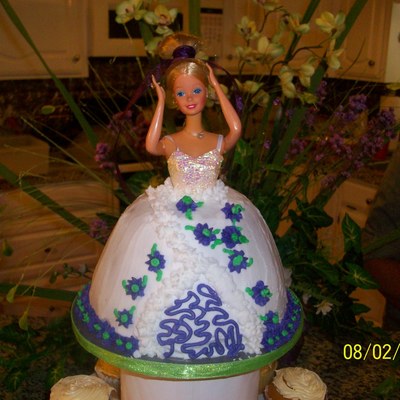 Bridal Doll Shower Cake