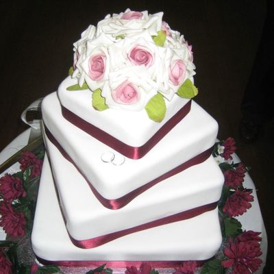 Ashley And Matts Wedding Cake