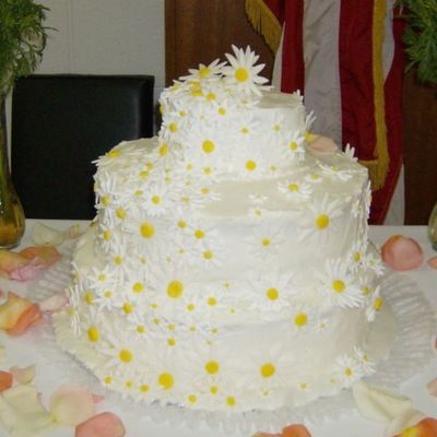 Daisy Wedding Cake