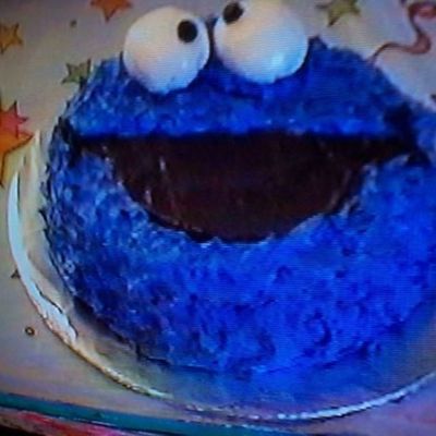Cookie Monster Cake