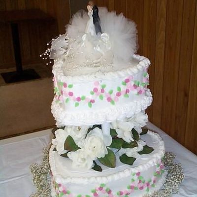 Heart Wedding Cake