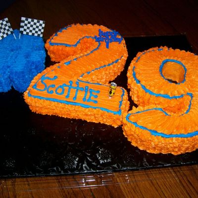 Birthday Race Cake