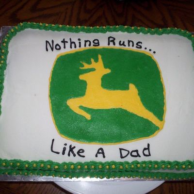 Father's Day John Deere Cake