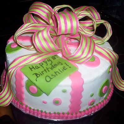 Birthday Present Cake