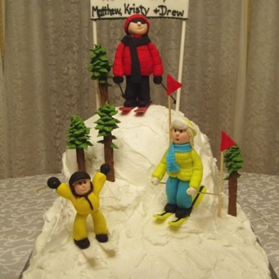 Moving To Denver Ski Cake