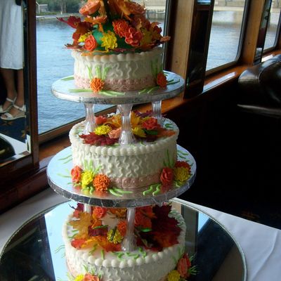 Starlight Ship Cruise Wedding Anniversary Cake