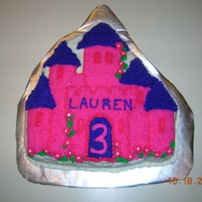 Princess Castle Cake