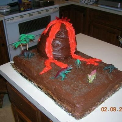 Volcano Cake