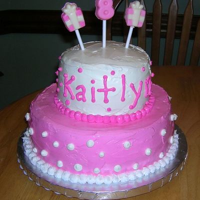 Pink And White Polka Dots