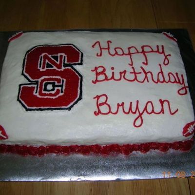 Nc State Birthday Cake