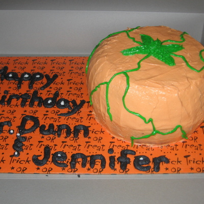 October Birthday Cake For Fellow Empolyees!
