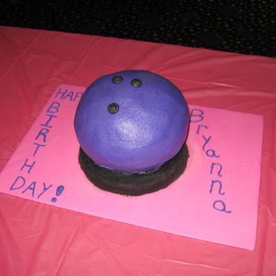 Bowling Ball Cake