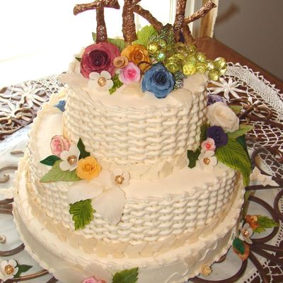 Terry And Karens Wedding Cake