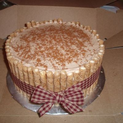 Chai Cream Cake W/ Cinnamon Chai Frosting