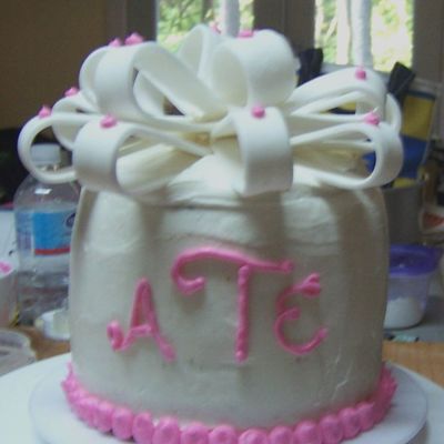Monogram Cake