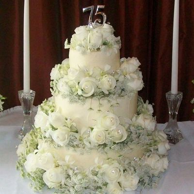 My Parent's 75Th Wedding Anniversary Cake