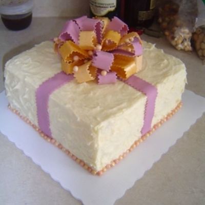 Pink And Gold Present