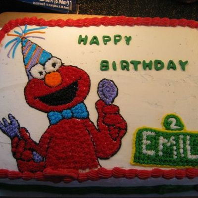 Elmo Cake