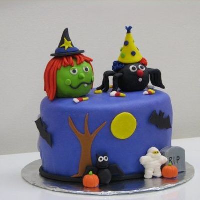 Halloween Fondant Cake