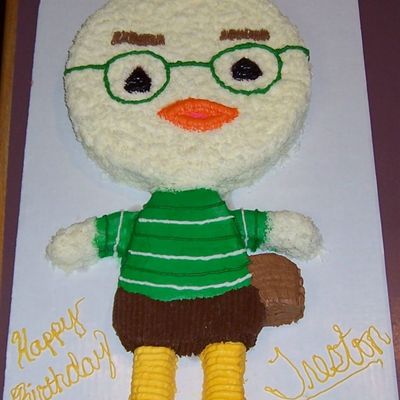 Chicken Little Birthday Cake