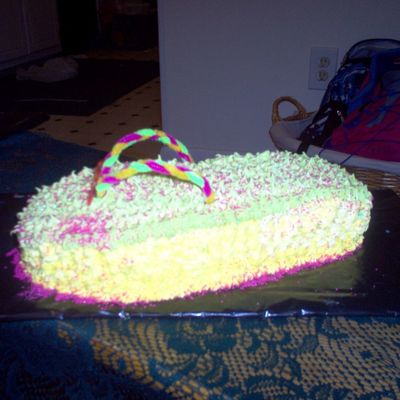 My 1St Flip Flop Cake