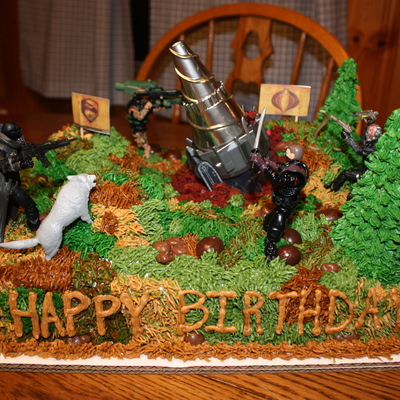G.i. Joe Birthday Cake
