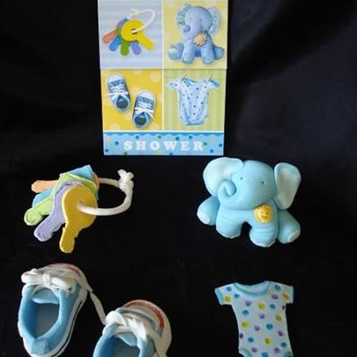 Teeny Tiny Boy Cake Decor