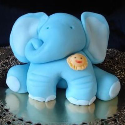 Baby Blue Elephant