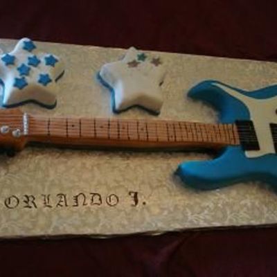 Blue Electric Guitar
