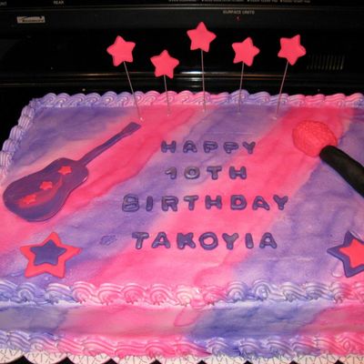 Hannah Montana Birthday Cake