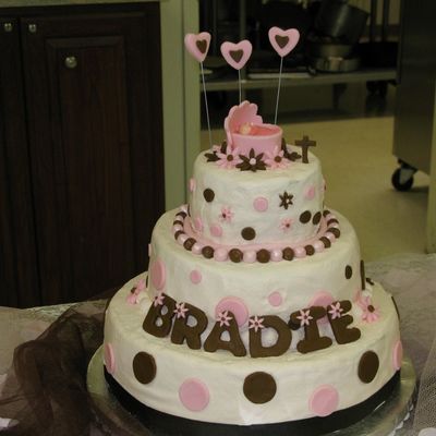 Baby Shower-Pink And Brown