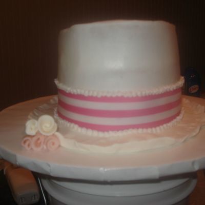 White Ladies Hat Cake
