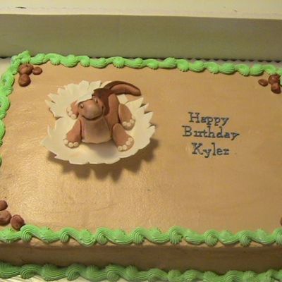 Little Foot Birthday Cake