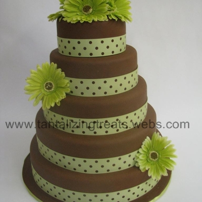 Chocolate And Lime Green