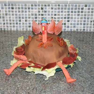 Thanksgiving Turkey Cake