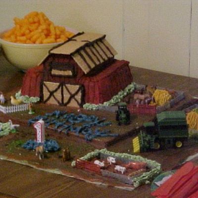 Farm Birthday Cake