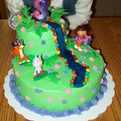 Dora Birthday Cake