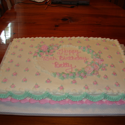 Betty's 75Th Birthday Cake