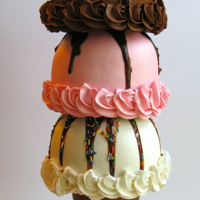Ice Cream Cone Cake