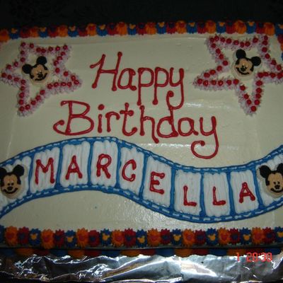 Mickey 3Rd Birthday Cake