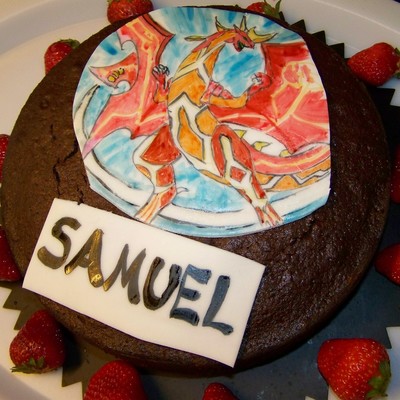 Bakugan Cake