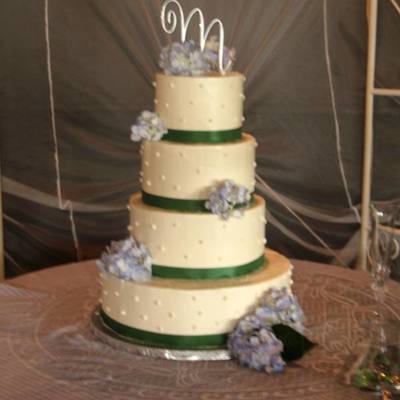 Fresh Hydrangeas And Green