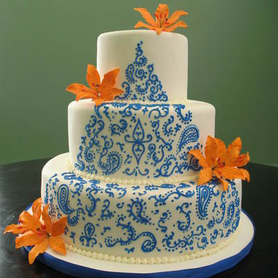 Henna Style Cake