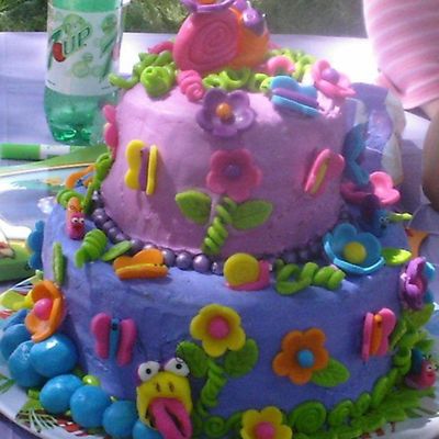 Garden Birthday Cake