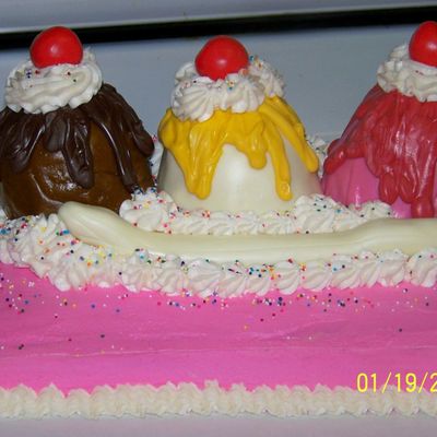 Ice Cream Sundae Banana Split