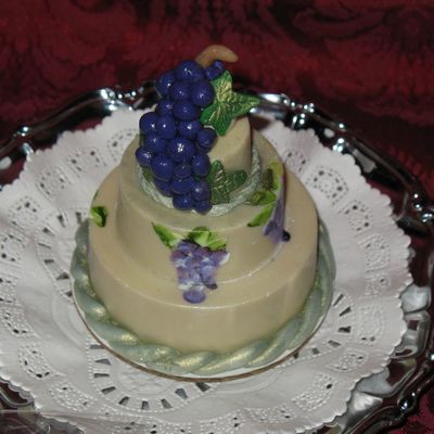 Mini Cake Made Of White Chocolate