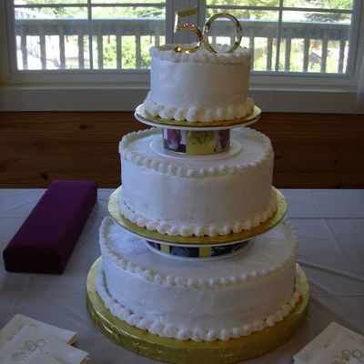 50Th Anniversary Cake