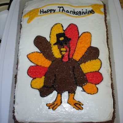 Happy Thanksgiving Cake